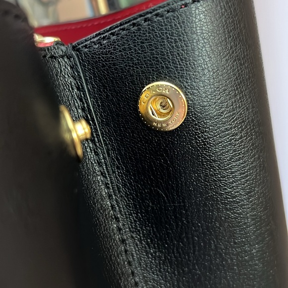 COACH 2-WAY BLACK REVERSIBLE CROSSBODY- TOTE PRISTINE - Picture 13 of 17